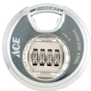 Ace Shielded Stainless Steel Body LOCK combination